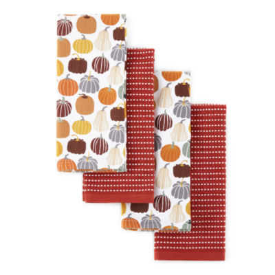 Homewear Harvest Pumpkin 4-pc. Kitchen Towel