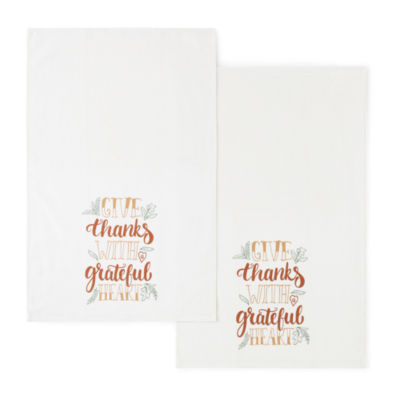 Homewear Give Thanks 4-pc. Kitchen Towel