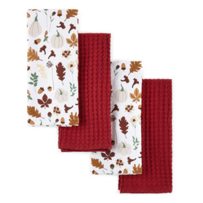 Homewear Pressed Flowers 4-pc. Kitchen Towel