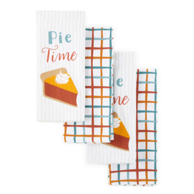 Homewear Pie Time 4-pc. Kitchen Towel