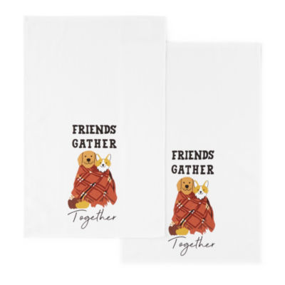 Homewear Friends Gather 4-pc. Kitchen Towel