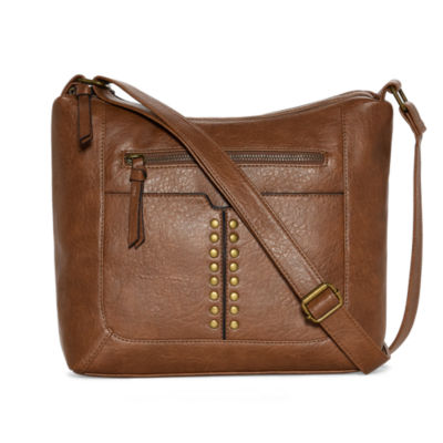 Bueno of California Dbl Zip Hobo Xbdy Crossbody Bag MainPlace Mall