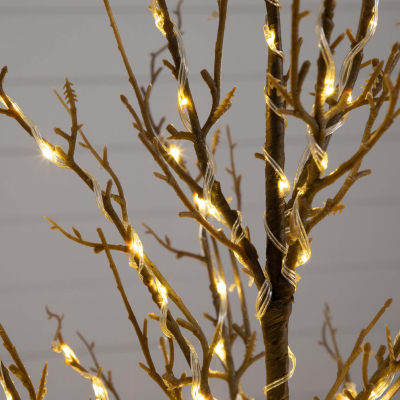 Nearly Natural 4ft Pre-Lit Artificial Twig With 240 Warm White Led Lights 4 Foot Christmas Tree