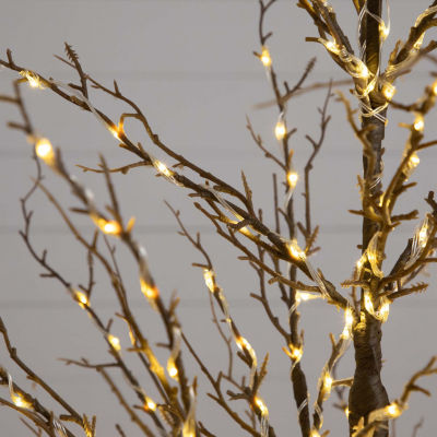 Nearly Natural 5ft Pre-Lit Artificial Twig With 360 Warm White Led Lights 5 Foot Christmas Tree