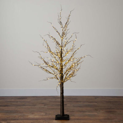 Nearly Natural 5ft Pre-Lit Artificial Twig With 360 Warm White Led Lights 5 Foot Christmas Tree