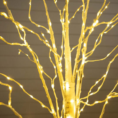 Nearly Natural 6ft Pre-Lit Artificial With 300 Warm White Led Lights Christmas Tree