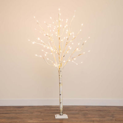 Nearly Natural 6ft Pre-Lit Artificial With 300 Warm White Led Lights Christmas Tree