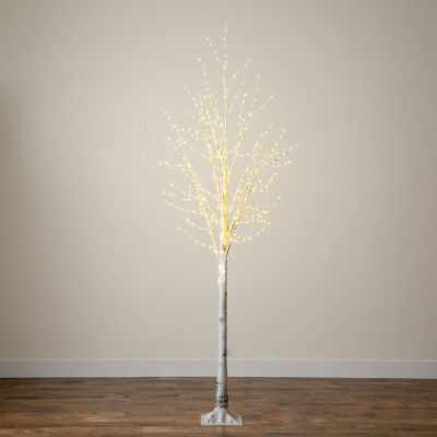 Nearly Natural 8ft Pre-Lit Artificial With 500 Warm White Led Lights Christmas Tree