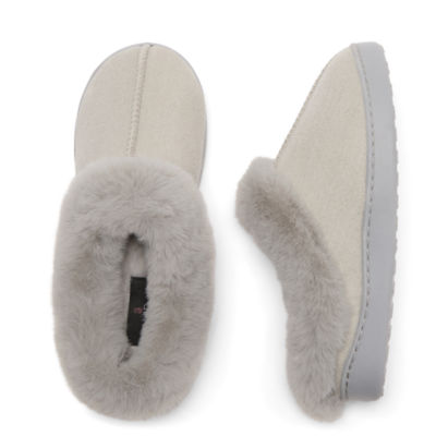 Cuddl Duds Microsuede Womens Clog Slippers