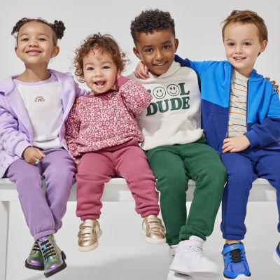Okie Dokie Girls Fleece Hooded Lightweight Puffer Jacket