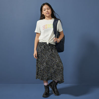 Thereabouts Little & Big Kid Girls Midi A-Line Skirt