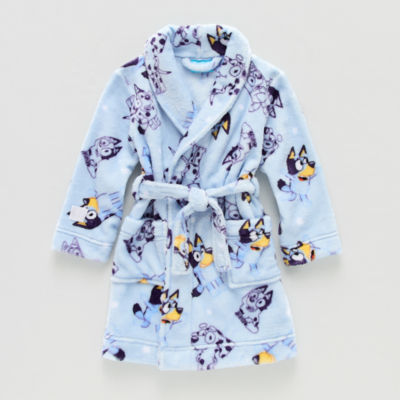 Toddler Boys Mid Length Long Sleeve Bluey Robe