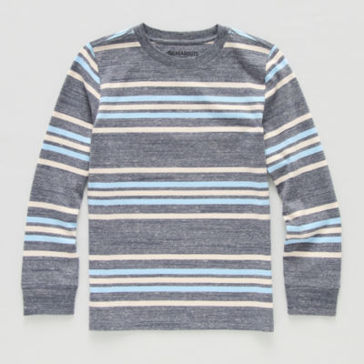 Thereabouts Little & Big Boys Crew Neck Long Sleeve T-Shirt