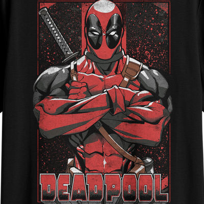 Mens Short Sleeve Deadpool Graphic T-Shirt