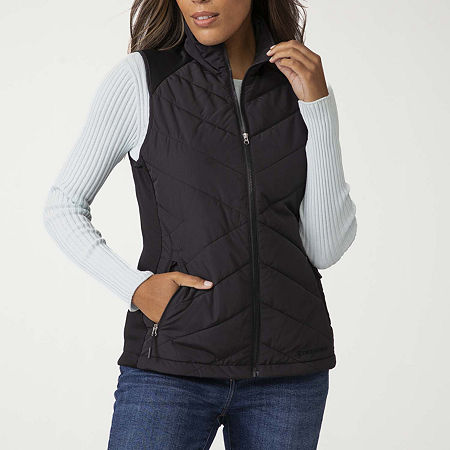Free Country Womens Fleece Vest, Medium, Black