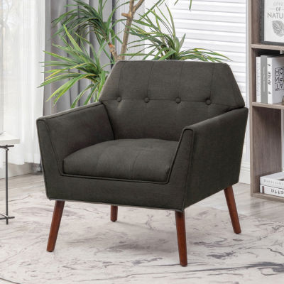 Take-A-Seat Andy Mid Century Modern Accent Lounge Armchair