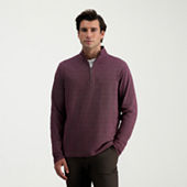 トップス Sweater AEWEN MATOPH IZOD Thermasoft Sweater Fleece Mens Mock Neck Long Sleeve Quarter