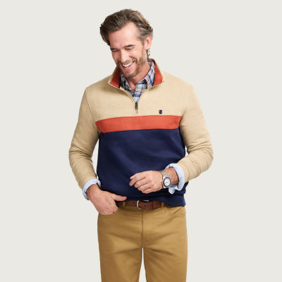 IZOD Advantage Performance Mens Long Sleeve Quarter-Zip Pullover