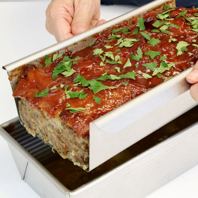 USA Pan 10"x5" Non-Stick Meat Loaf Pan with Insert