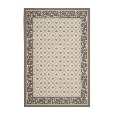 Safavieh Courtyard Collection Vernon Oriental Indoor/Outdoor Area Rug