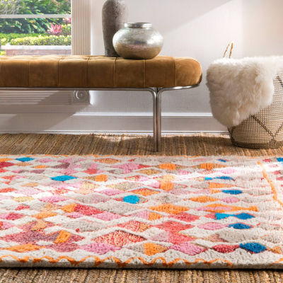 nuLoom Moroccan Helaine Shaggy Hand Tufted Rug