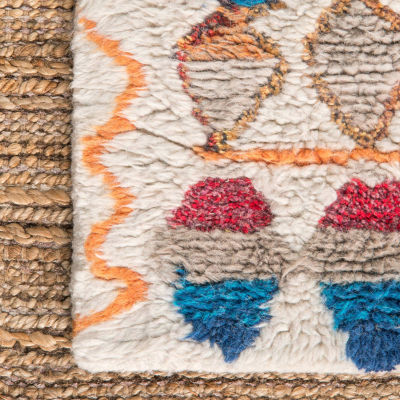 nuLoom Moroccan Helaine Shaggy Hand Tufted Rug