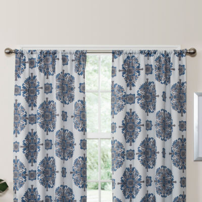 Eclipse Olivia Rod Pocket Light-Filtering Single Curtain Panel