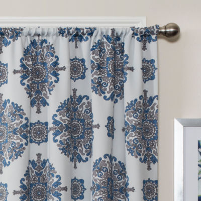 Eclipse Olivia Rod Pocket Light-Filtering Single Curtain Panel