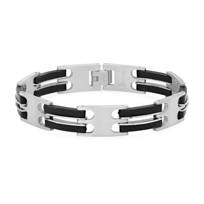 Stainless Steel 8 Inch Solid Link Link Bracelet