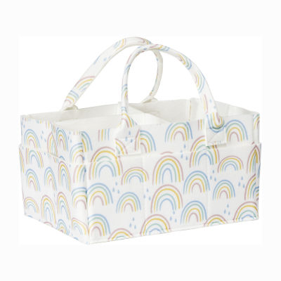 Trend Lab Painted Rainbow Felt Diaper Caddy