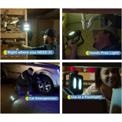 Bell + Howell Worklight 360 Waterproof Portable Heavy-Duty Dual Lighting