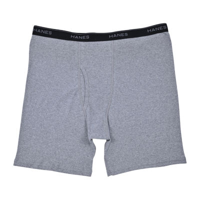Hanes Mens Big and Tall 4 Pack Boxer Briefs 312hb-Blkgry