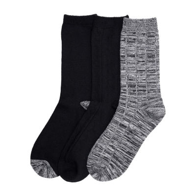 Cuddl Duds Midweight 3 Pair Crew Socks Womens