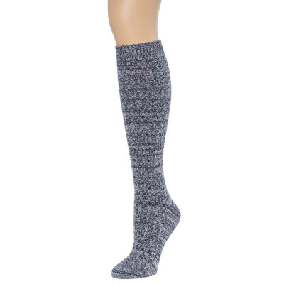 Cuddl Duds Rib 1 Pair Knee High Socks Womens