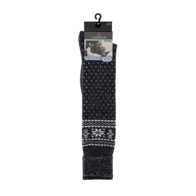 Cuddl Duds Turn Cuff Womens 1 Pair Knee High Socks