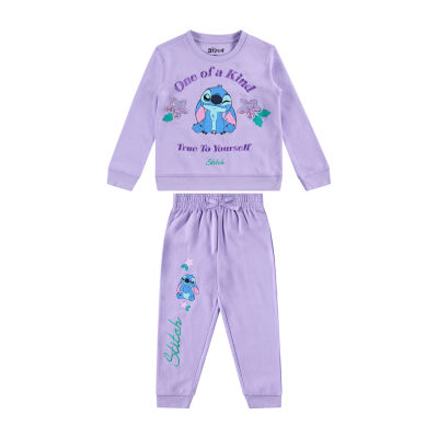 Disney Collection Little & Big Girls 2-pc. Lilo & Stitch Pant Set