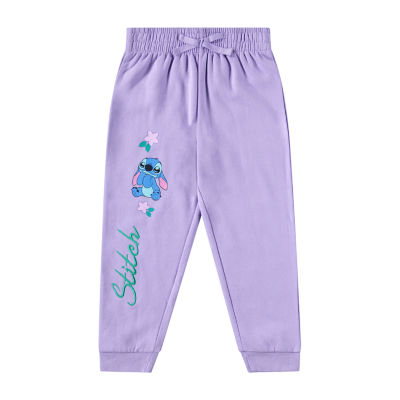 Disney Collection Little & Big Girls 2-pc. Fleece Stitch Pant Set