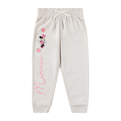 Disney Collection Little & Big Girls 2-pc. Fleece Minnie Mouse Pant Set