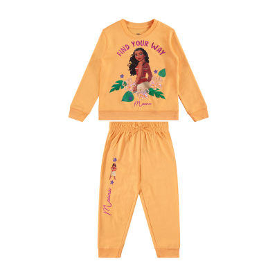 Disney Collection Little & Big Girls 2-pc. Moana Pant Set