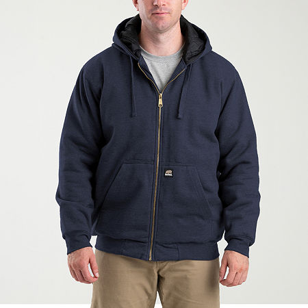 Berne Highland Insulated Big And Tall Mens Hooded Long Sleeve Sweatshirt, 4x-large, Blue