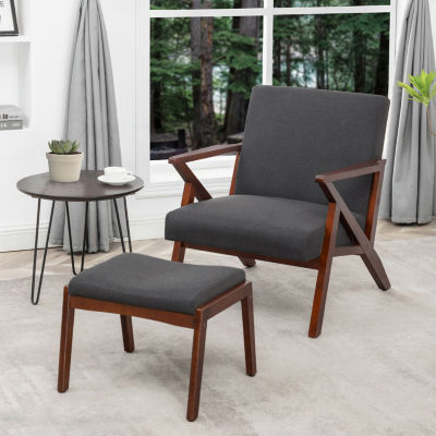 Cliff Chair + Ottoman Set