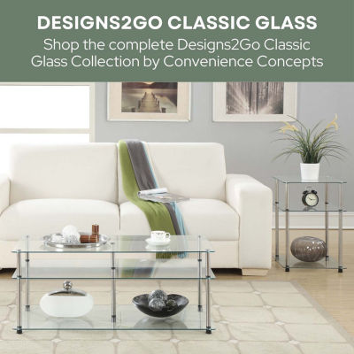 Classic Glass End Table