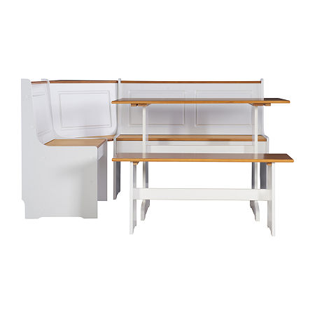 Ardmore Breakfast Nook Set, One Size, White