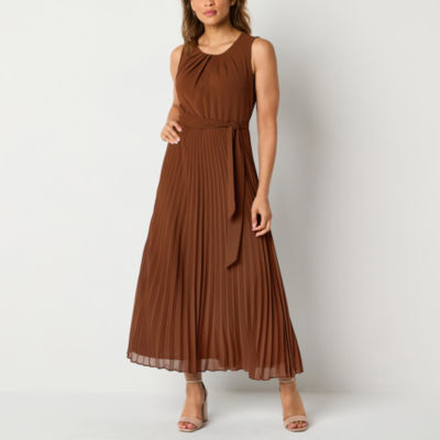 Studio 1 Womens Sleeveless Maxi Dress