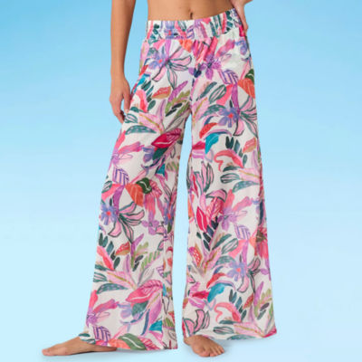 Mynah Womens Breathable Exotic Pants Swimsuit Cover-Up