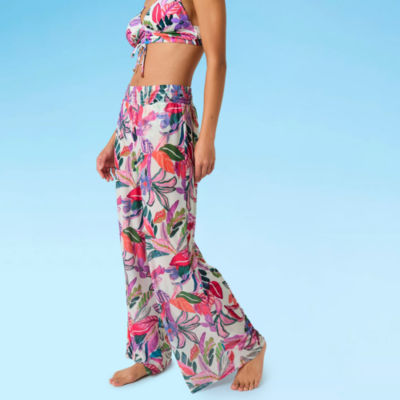 Mynah Womens Breathable Exotic Pants Swimsuit Cover-Up