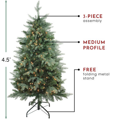 Northlight Prelit Medium Frasier 4 1/2 Foot Pre-Lit Fir Christmas Tree