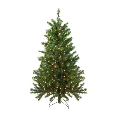 Northlight Canadian  Medium 4 Foot Pre-Lit Pine Christmas Tree