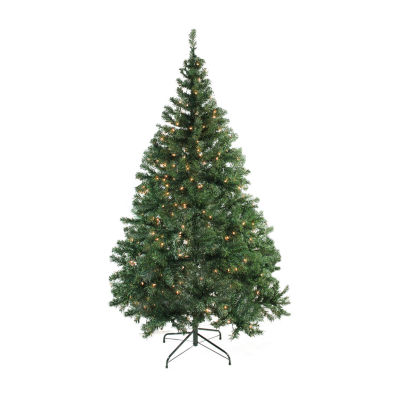 Northlight Medium Niagara Pine 6 1/2 Foot Pre-Lit Pine Christmas Tree