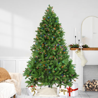 Northlight Noble Full 7 1/2 Foot Pre-Lit Fir Christmas Tree